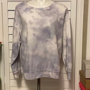 Splendid Lavender Tie-Dye Sweatshirt